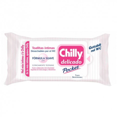 0159  CHILLY TOALLITAS INTIMAS DELICADO 12U.