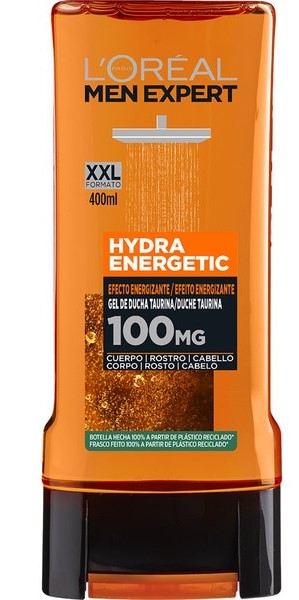 0163  MEN EXPERT HYDRAENERGETIC 100 MG GEL DE DUCHA 400 ML (CUERPO/ROSTRO/CABELLO)