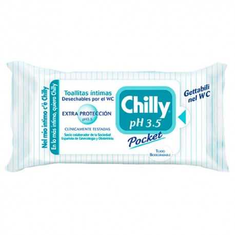 0170  CHILLY TOALLITAS PH 3,5 12 UIDADES