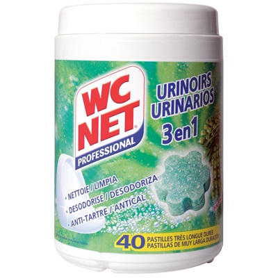 0172  WC NET PROFESIONAL URINARIOS 3 EN 1 (40 UNIDADES)