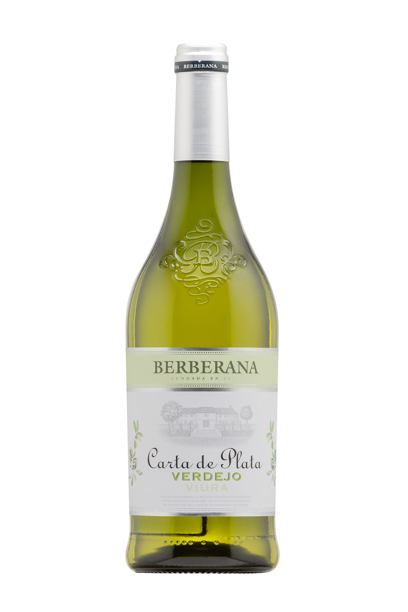 0298  BERBERANA CARTA PLATA 75 CL VERDEJO VDLT