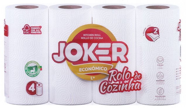 0331  JOKER PAPEL COCINA 4 R. 2C. L+ BIG JOKER BLANCO.