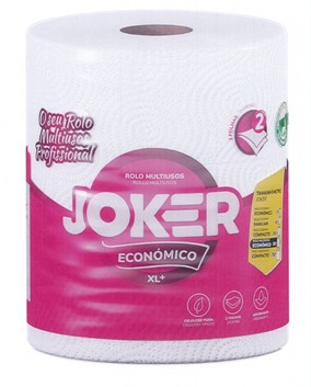 0333  JOKER PAPEL COCINA 1R. 2C. MULTIUSOS XL+ ECONOMICO.