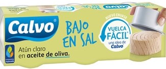 0389  CALVO ATÚN CLARO ACEITE DE OLIVA BAJO EN SAL P-3 RP65 GR RT 20 RP-VF