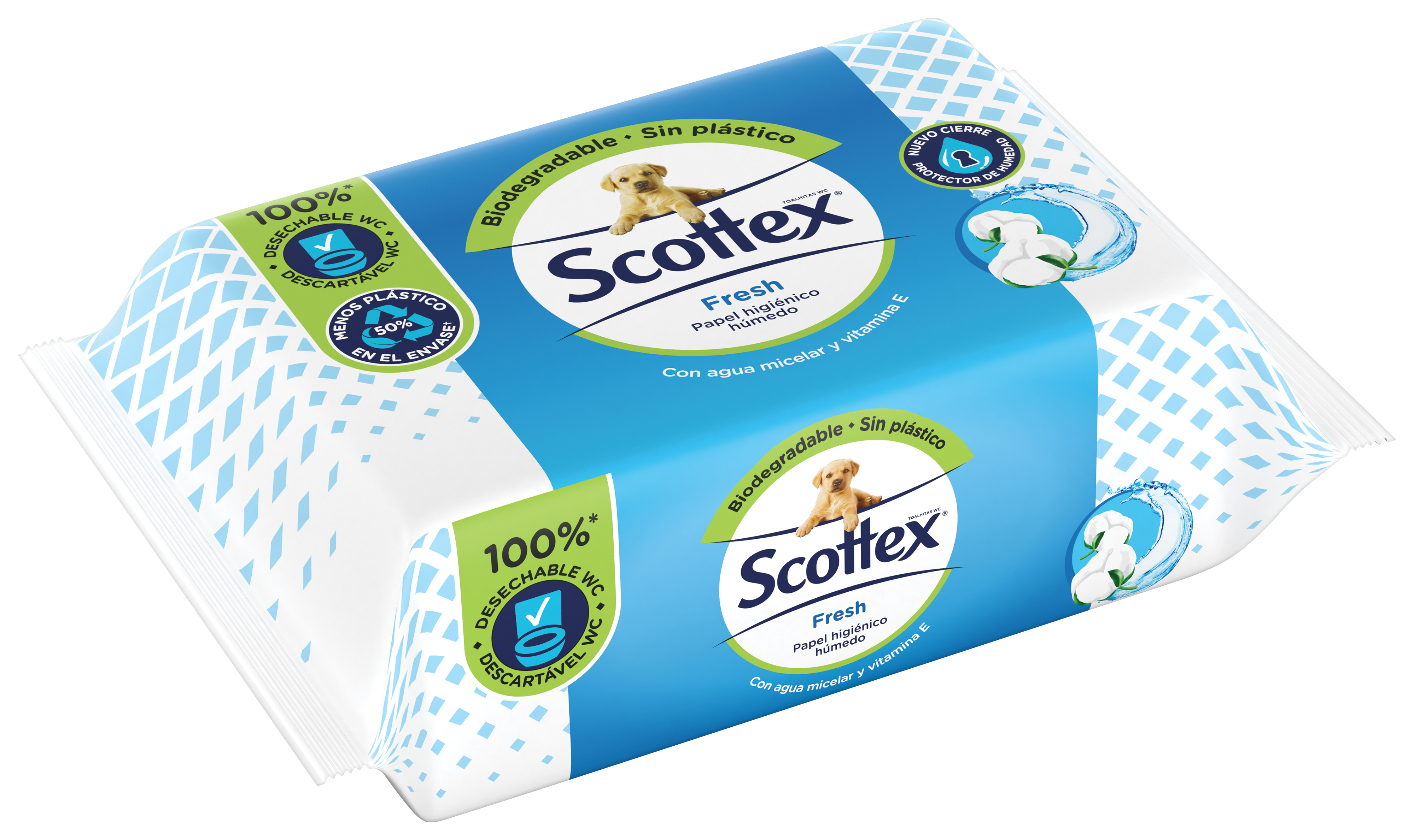 0420  SCOTTEX TOALLITA WC FRESH JUMBO 74 UNDS.