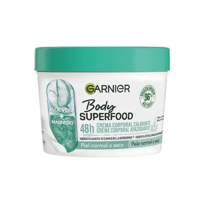 0986  GARNIER BODY SUPERFOOD CACAO Y CERAMIDA 48H. HIDRATACIÓN 380 ML (PIEL EXTRASECA)