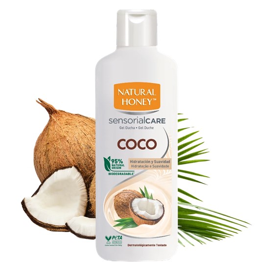 1127  NATURAL HONEY GEL DUCHA COCO  600ML