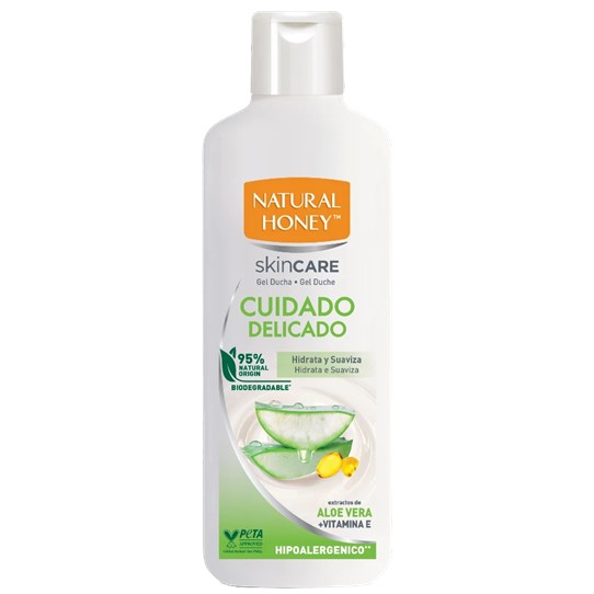 1136  NATURAL HONEY GEL DUCHA CUIDADO DELICADO 650ML