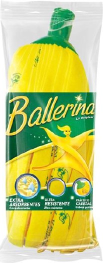 1189  BALLERINA FREGONA AMARILLA