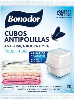 1207  BONODOR 20 CUBOS ROPA LIMPIA