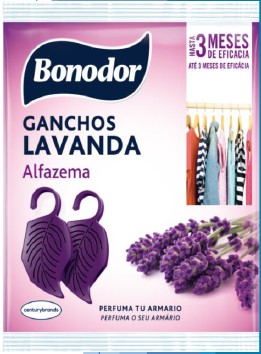 1208  BONODOR GANCHOS LAVANDA 2 UND