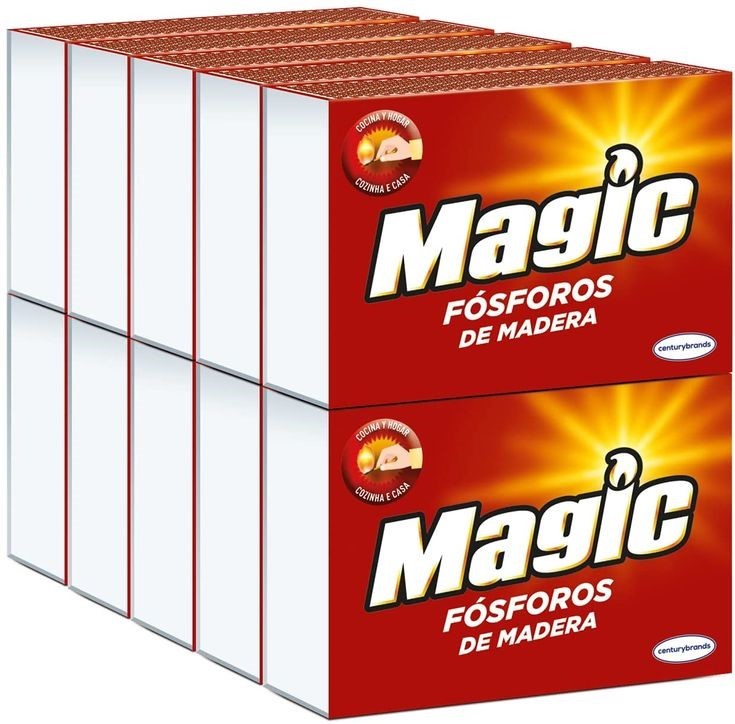 1260  MAGIC FOSFOROS TAMAÑO FUMADOR PACK-10