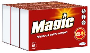 1262  MAGIC FOSFOROS EXTRA LARGOS 55 UN (PACK 3)