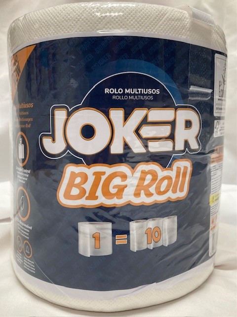 1284  JOKER PAPEL COCINA BIG ROLL 1R. 2C. MULTIUSOS 1=10