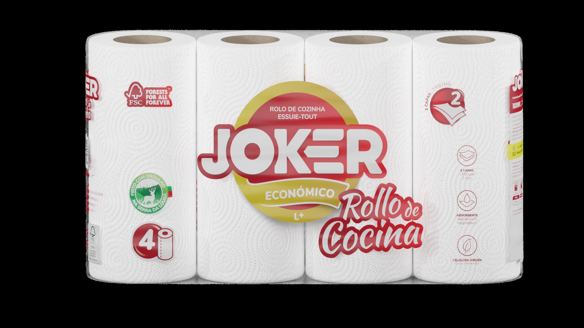 1287  JOKER PAPEL COCINA L+ 4R. 2C.