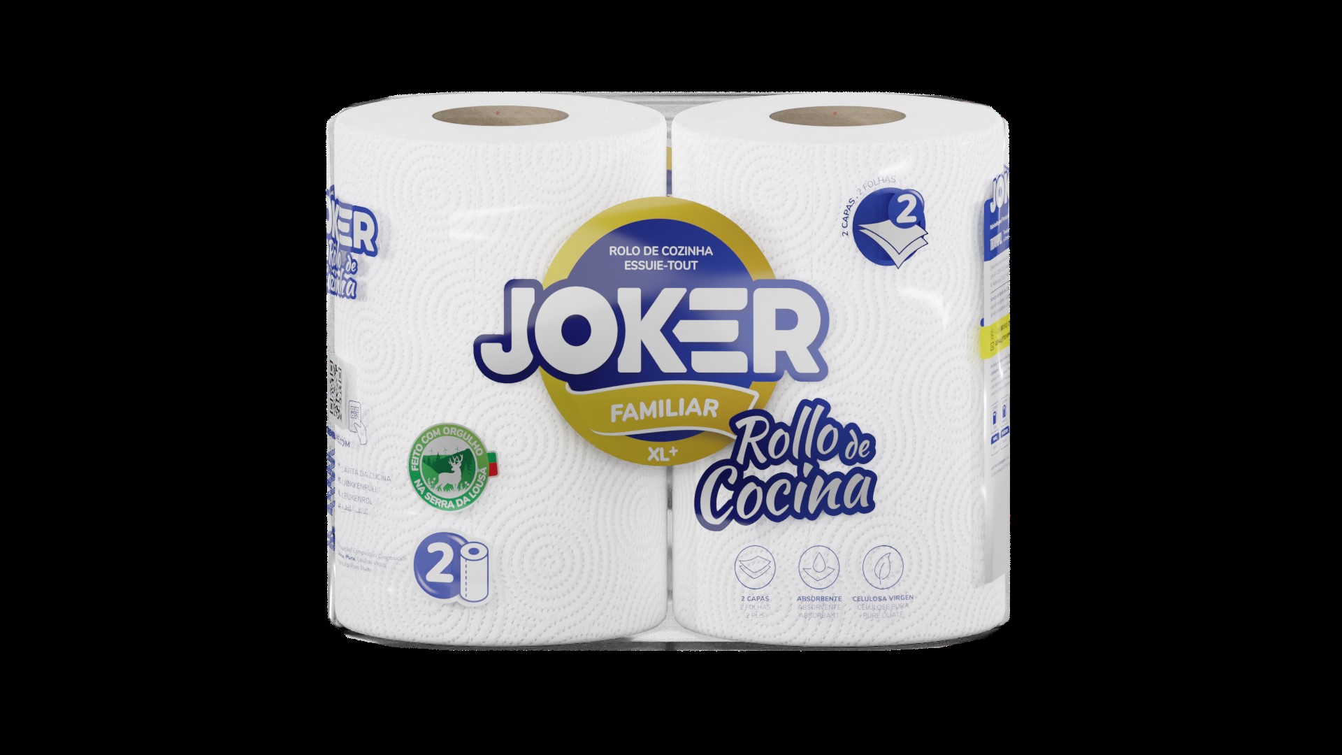 1289  JOKER PAPEL COCINA XL+ 2R. 2C.